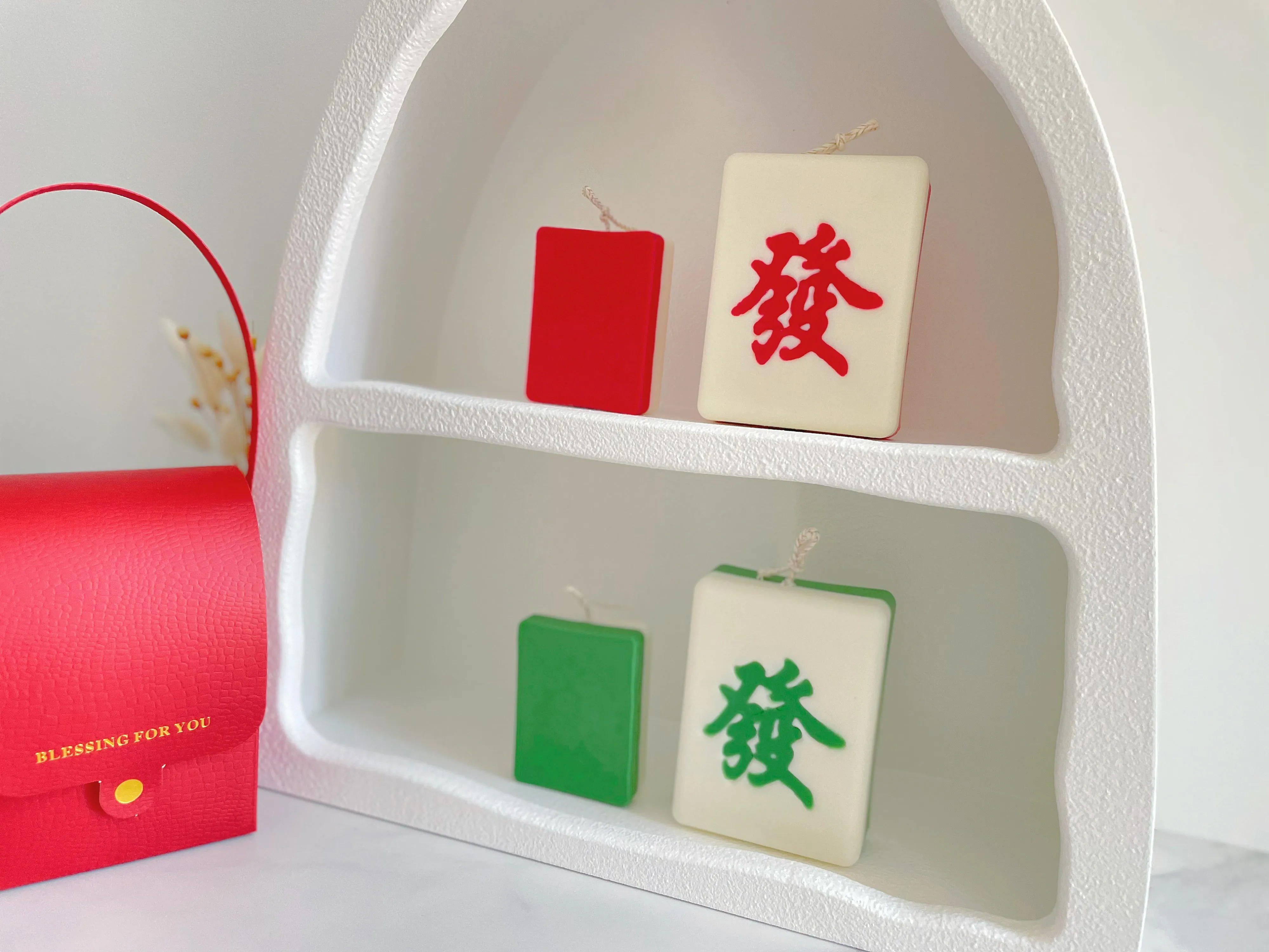Mahjong “Getting Rich” Candle