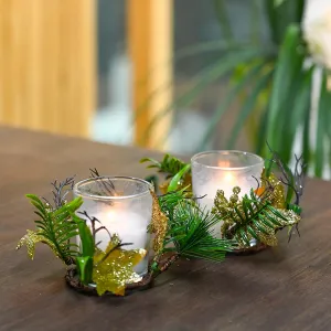 Market99 Vanila Scented Candles Pack of 2 | Eco-Friendly & Non-Toxic - Infused with Essential Oils with Sea-Breeze Scented Candles Diwali Gift Pack - 30 Hr Burn Time | 5 x 5 x 6.5 CM White