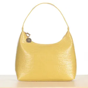Marlo Bag (Chamomile Croc)
