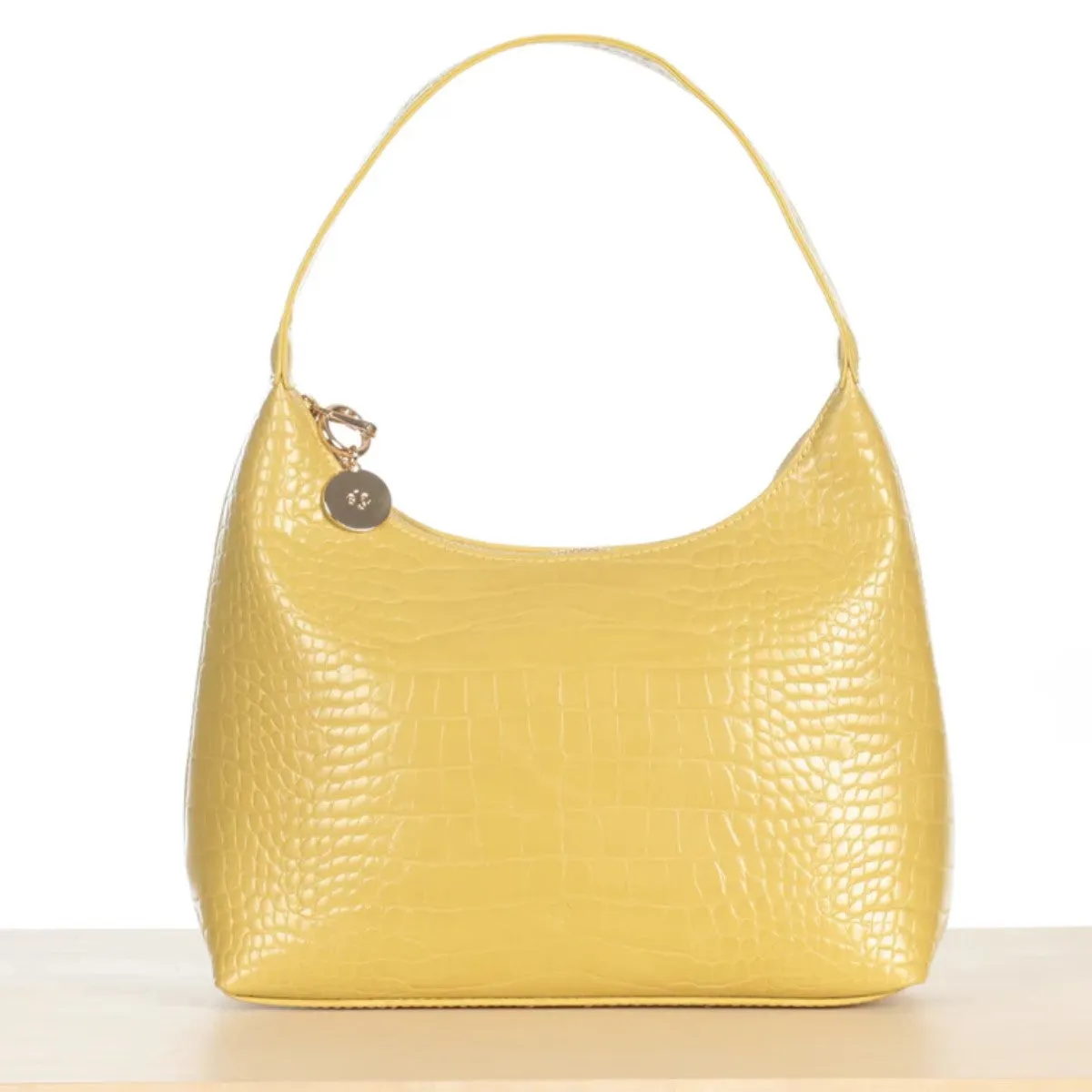 Marlo Bag (Chamomile Croc)