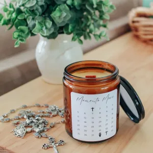 Memento Mori Beeswax Candle