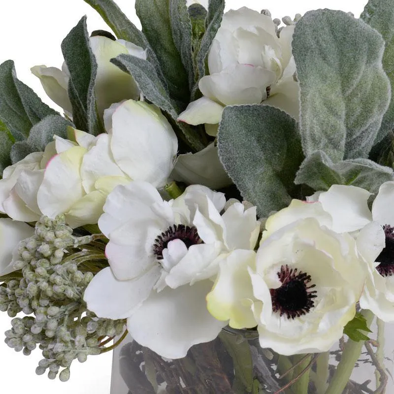 Mixed Arrangement in Glass 11"H