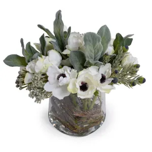 Mixed Arrangement in Glass 11"H