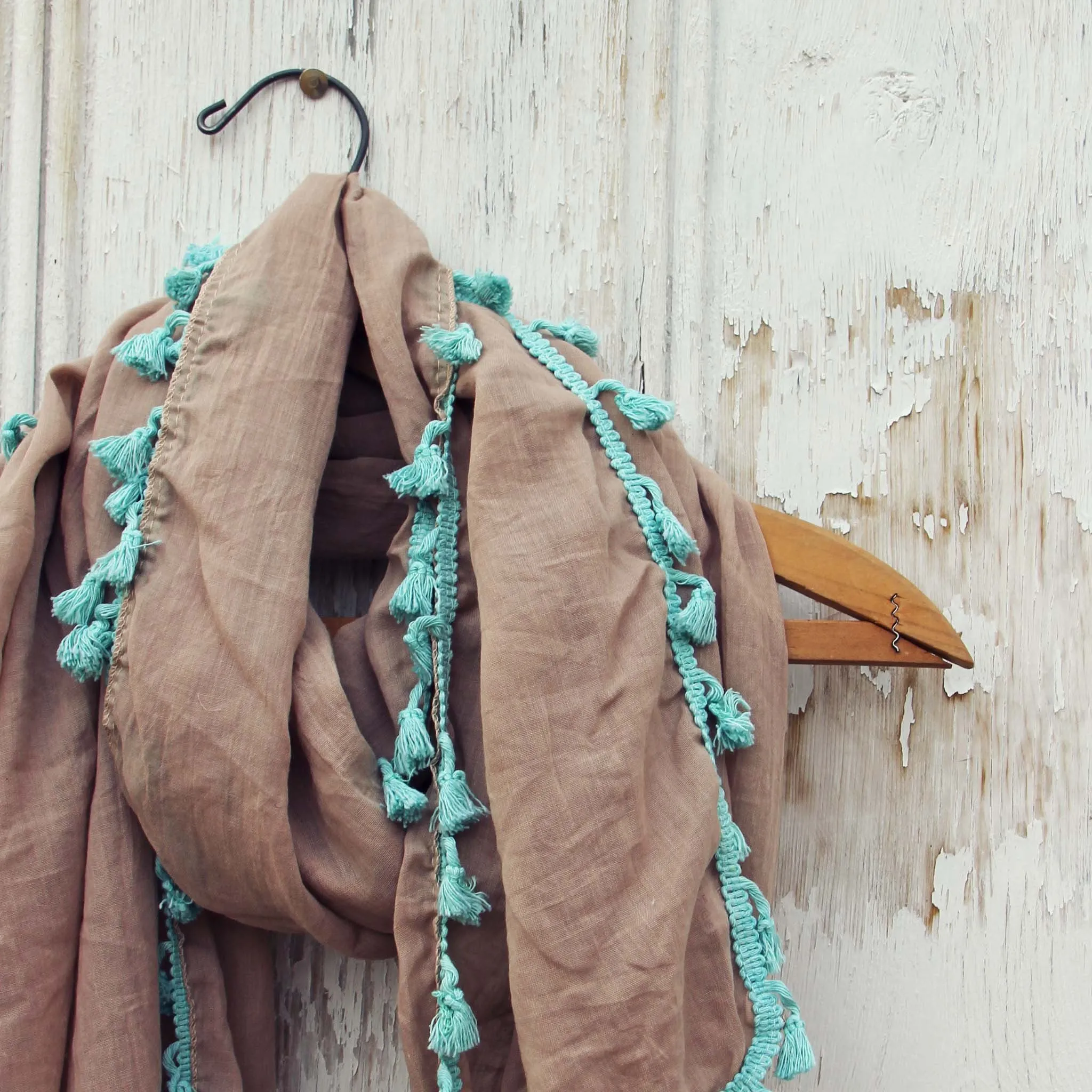 Moroccan Sunset Scarf in Sand