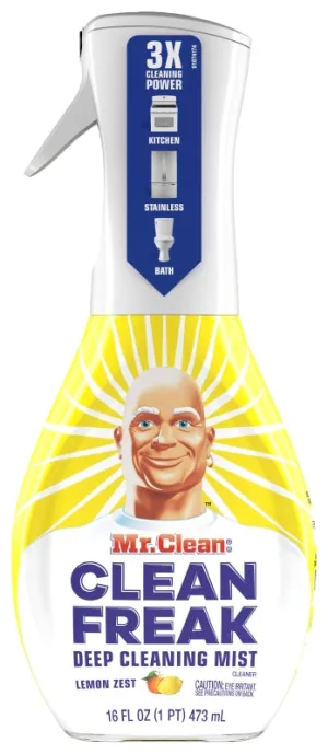 Mr Clean COLORmaxx 79129 Clean Freak Mist, 16 oz, Liquid, Lemon Zest, Colorless :EA: QUANTITY: 6
