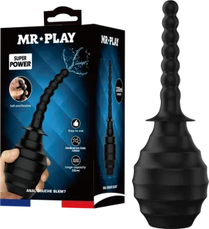 Mr Play Ribbed Douche Black