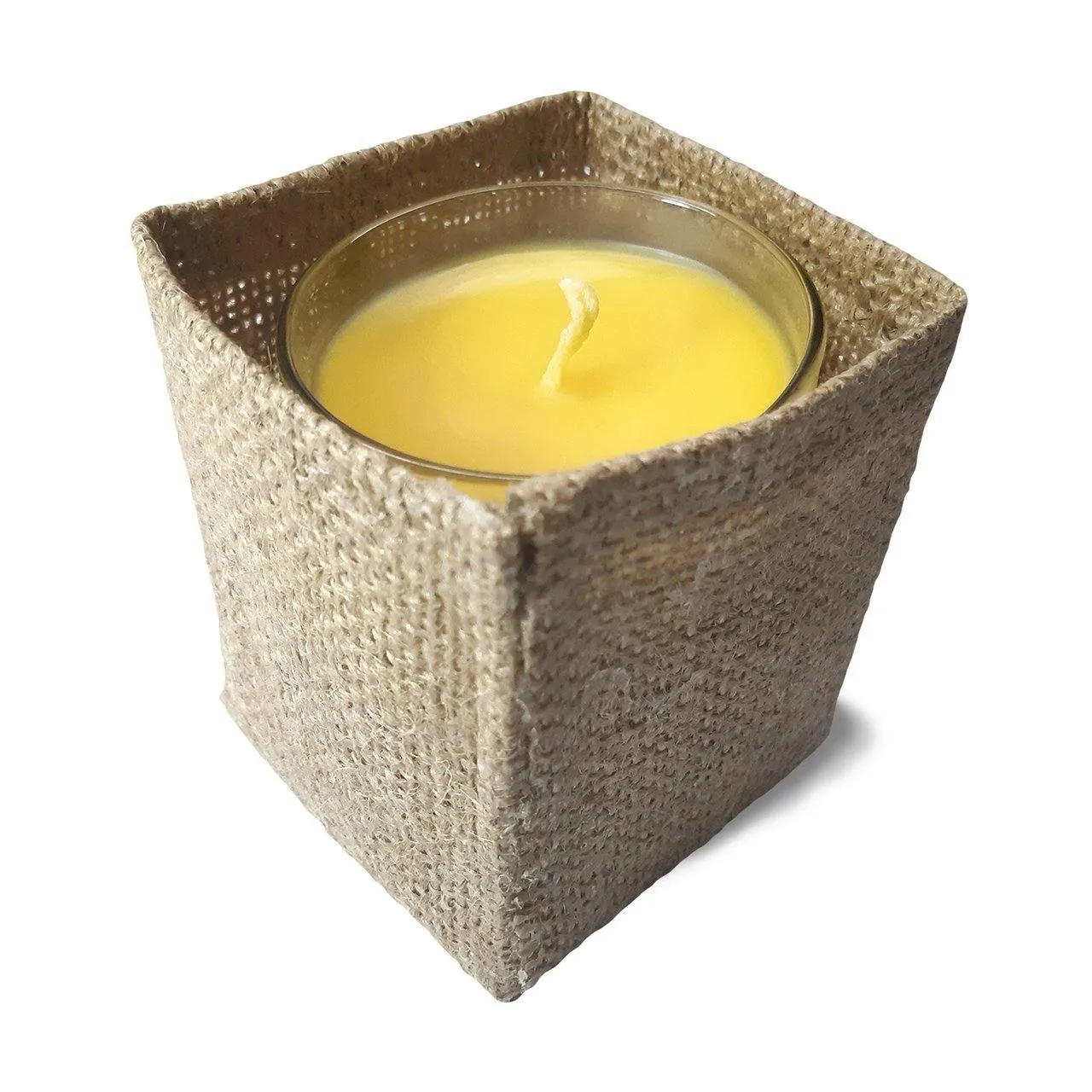 Natural Beeswax Candle Jar