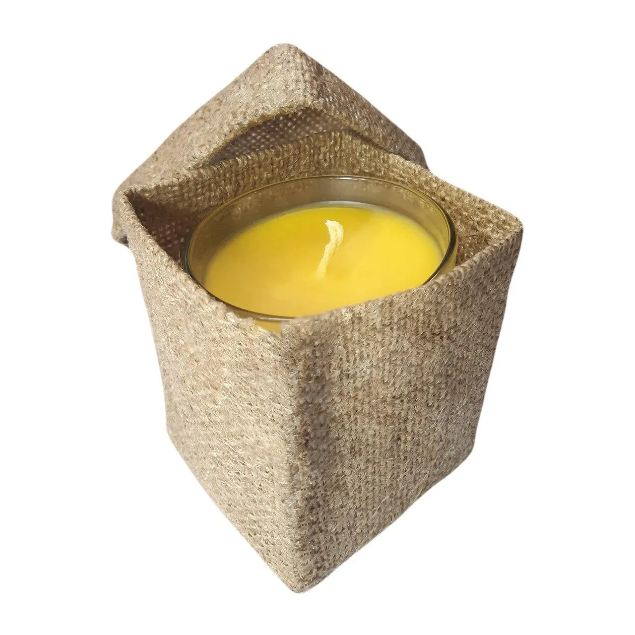Natural Beeswax Candle Jar