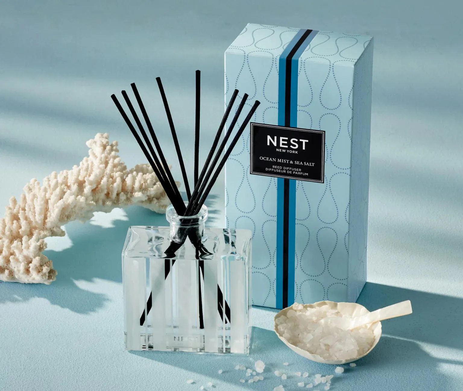 Ocean Mist & Sea Salt Reed Diffuser 5.9 fl.oz/175 ml by Nest New York