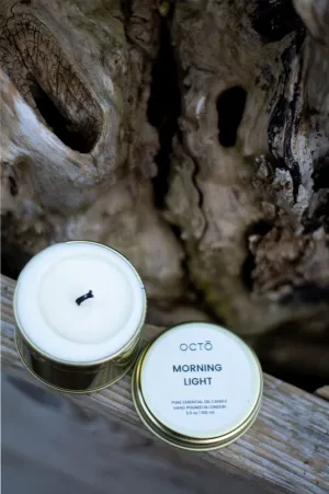Octo London Morning Light Travel Tin Candle ( Neroli, Basil, Lime)