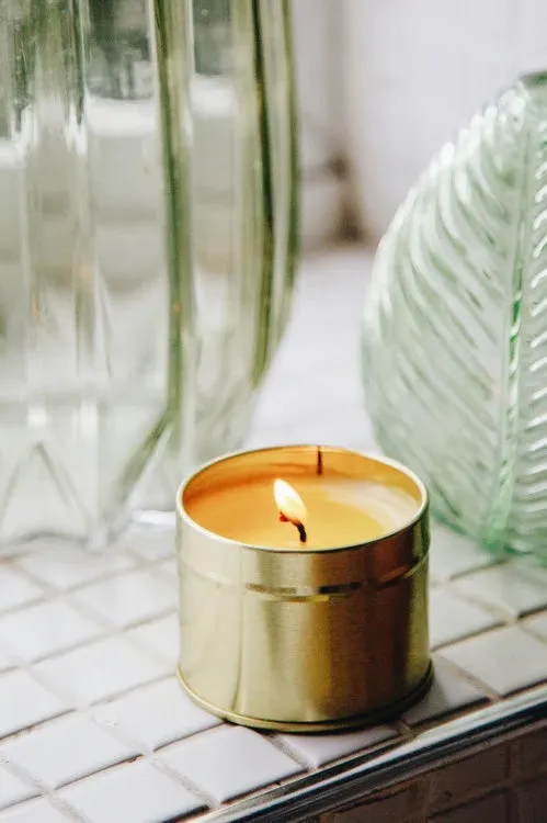 Octo London Morning Light Travel Tin Candle ( Neroli, Basil, Lime)