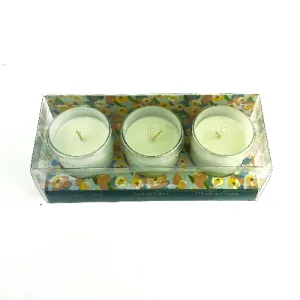 Opal House - Set Of 3 Soy Jar Candles - Cashmere Berry - Lavender Shores Mandarin Hibiscus