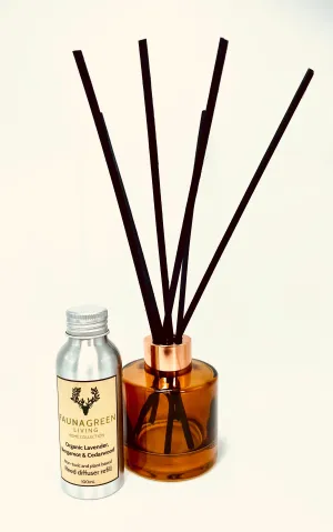 Organic Lavender, Cedarwood & Bergamot Reed Diffuser Refill