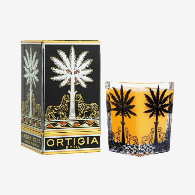 Ortigia | Ambra Nera Candle Large Square