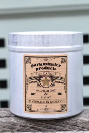 Parkminster Cucumber & Mint Tin Candle