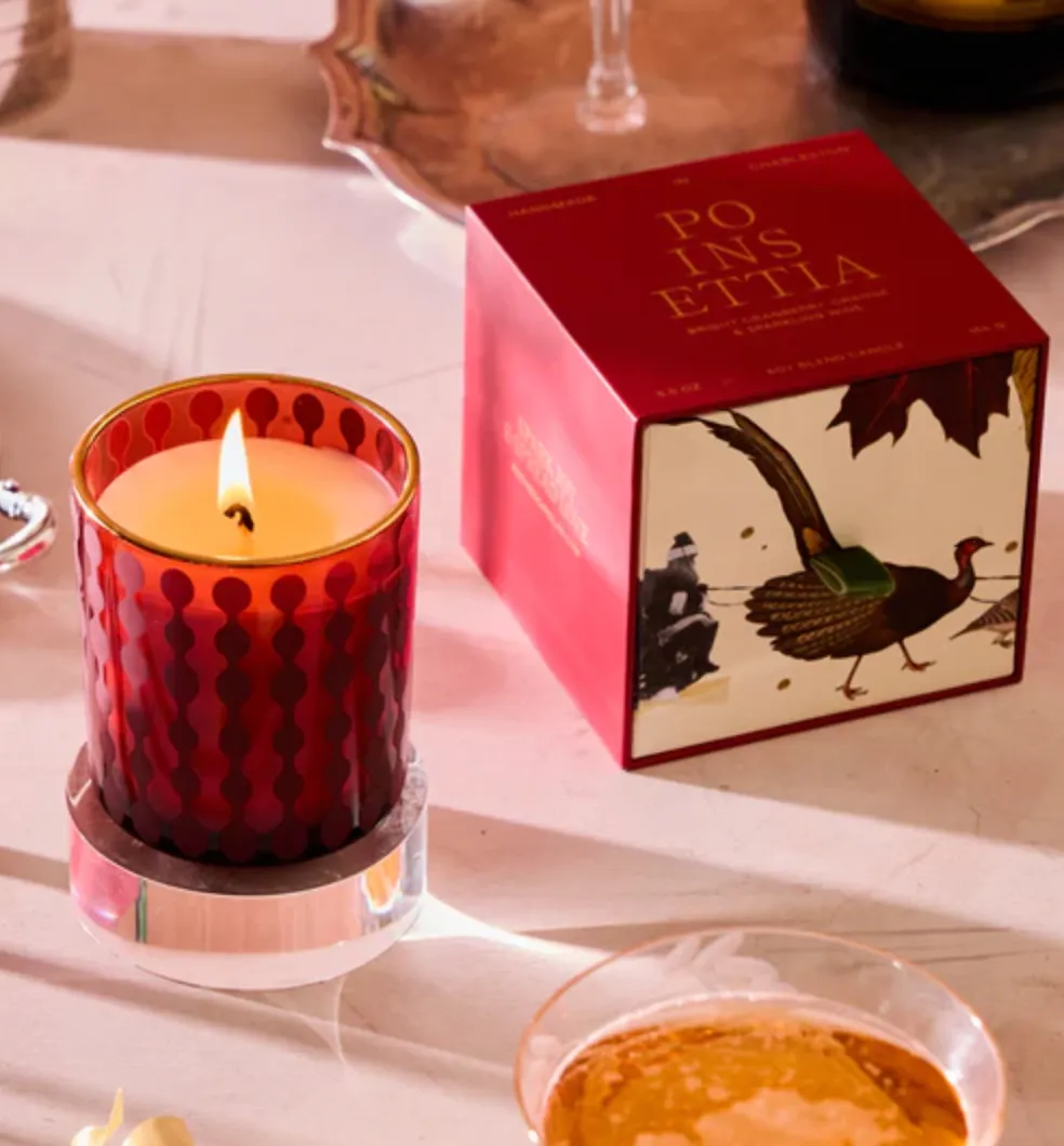 Poinsettia Holiday Boxed Candle Tumbler 5.5 oz.
