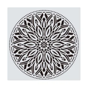 Poppy Crafts Single Sheet Stencil #257 - 12"x 12"