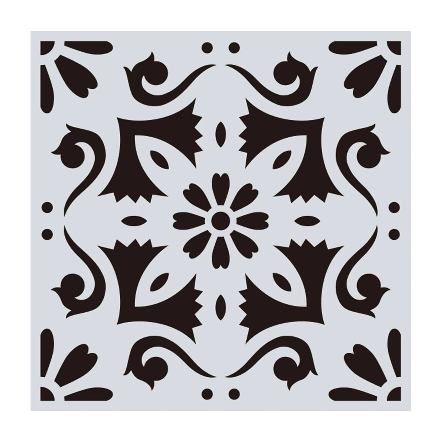 Poppy Crafts Single Sheet Stencil #81 - 6"x 6"