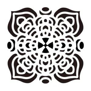 Poppy Crafts Single Sheet Stencil #87 - 6"x 6"*