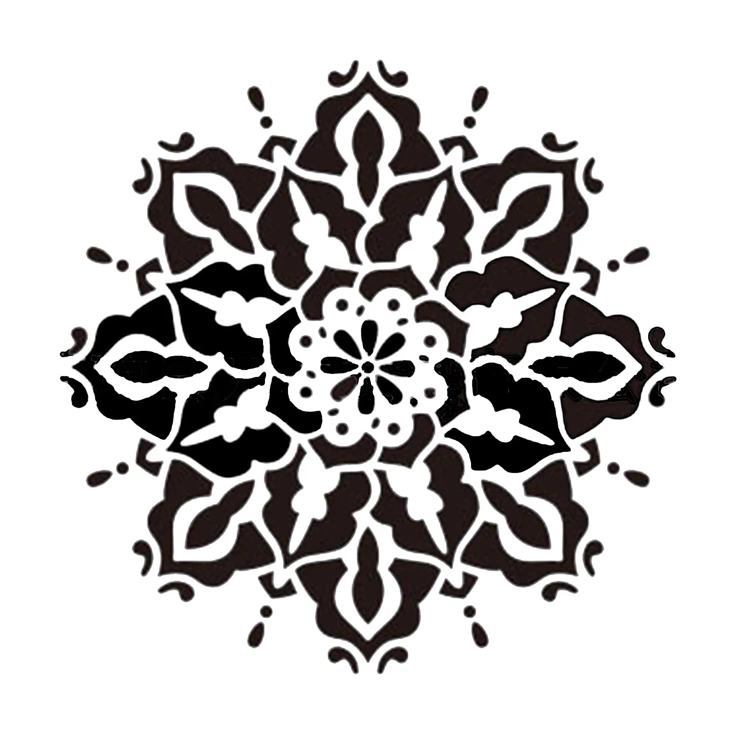 Poppy Crafts Single Sheet Stencil #93 - 6"x 6"