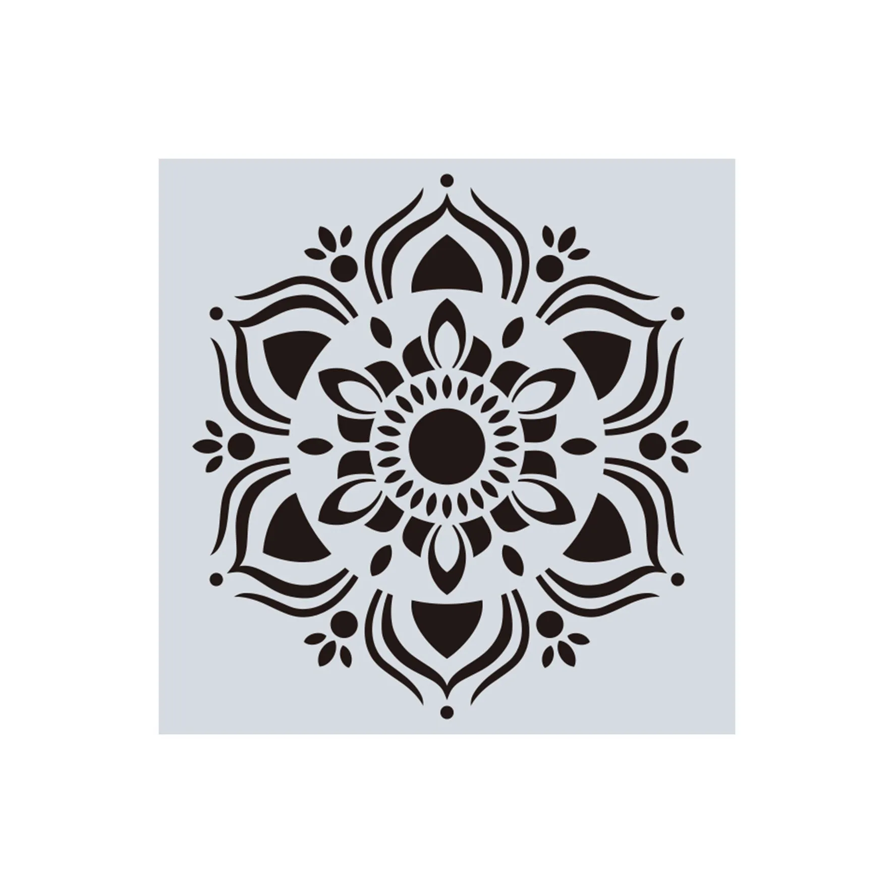 Poppy Crafts Single Sheet Stencils #208 - 15cm x 15cm - Aqua*