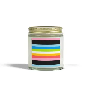 Queer Pride Scented Candles - Coconut Apricot Wax (4oz, 9oz)