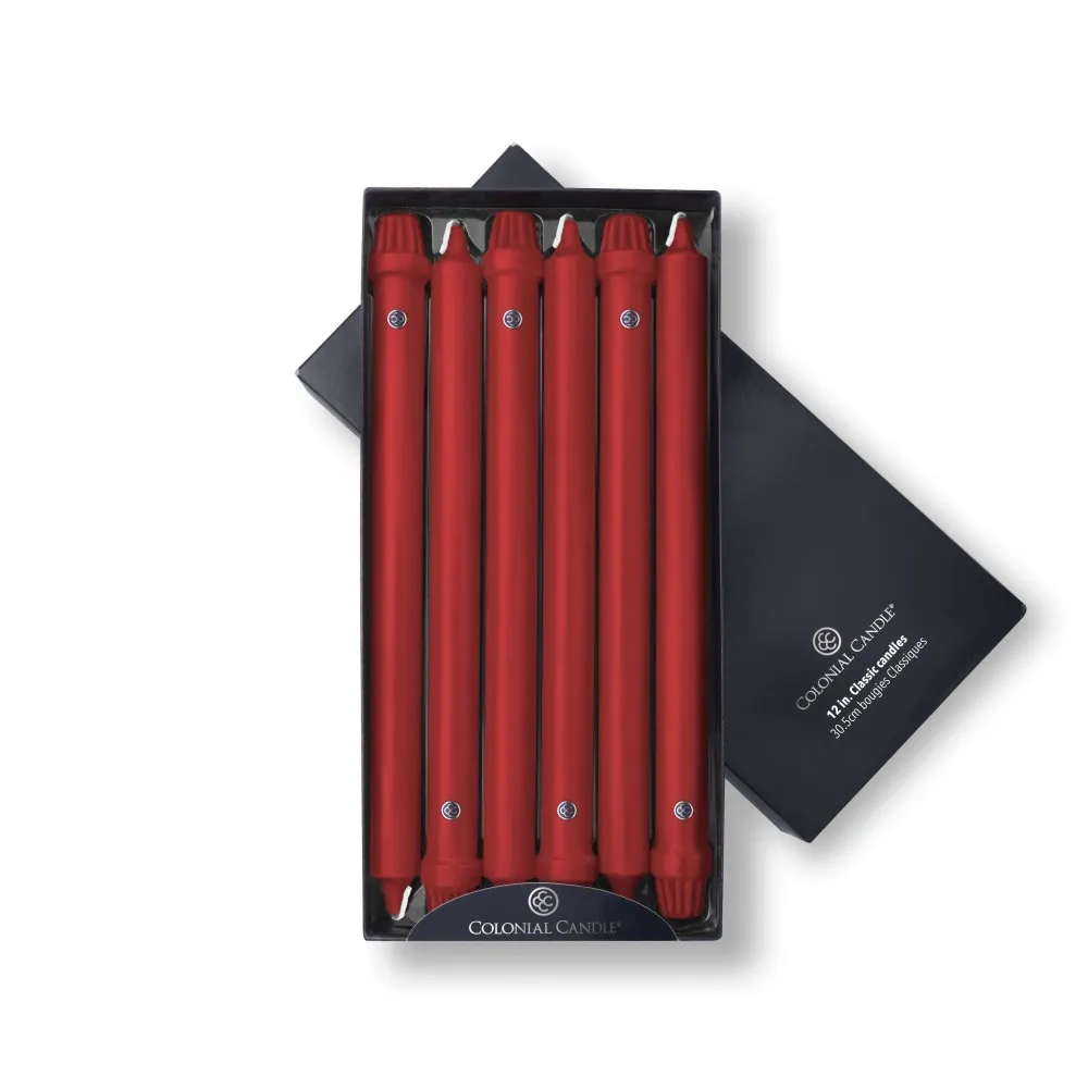 Red 12" Classic Taper