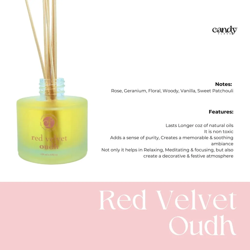 Red Velvet Oudh - Reed diffuser