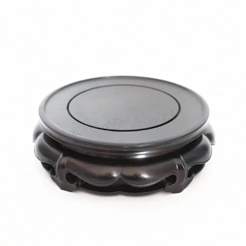 Round Rosewood Aquarium Stand
