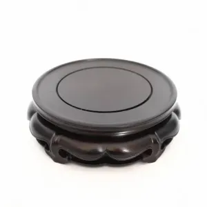 Round Rosewood Aquarium Stand