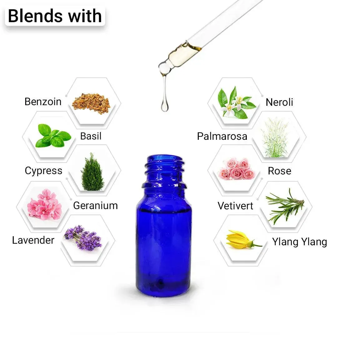 Sandalwood Essential Oil, Therapeutic Pure & Natural, Mysore Sandal, Antiseptic, Ageing Skin, Relaxing 10ml 