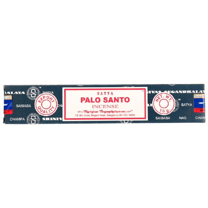 Satya Nag Champa Natural Incense - Palo Santo - 15 grams