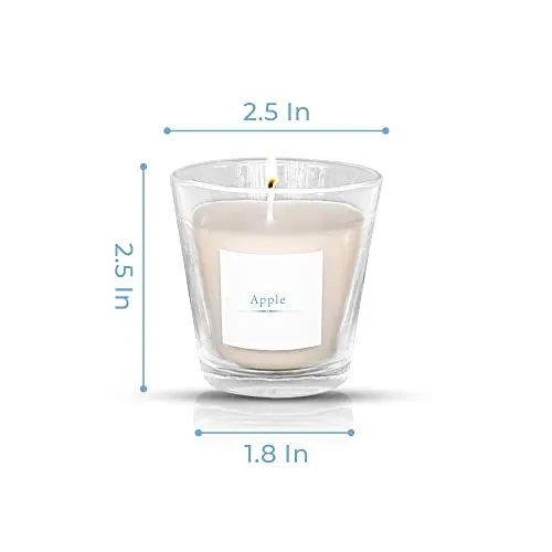 Scented Seasonal Scented Candle Set 8 Soy Wax Jar Perfect Gift Various Occasions