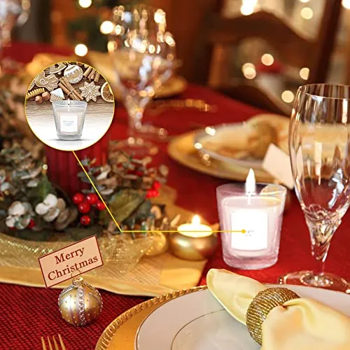 Scented Seasonal Scented Candle Set 8 Soy Wax Jar Perfect Gift Various Occasions