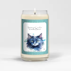 Sentient Candles Blue Cat