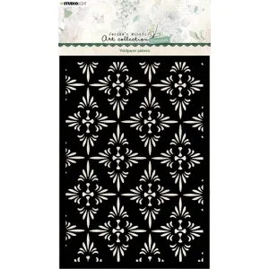 Studio Light Essentials 5.82"x 8.25" Stencil Nr. 76, Wallpaper Pattern*