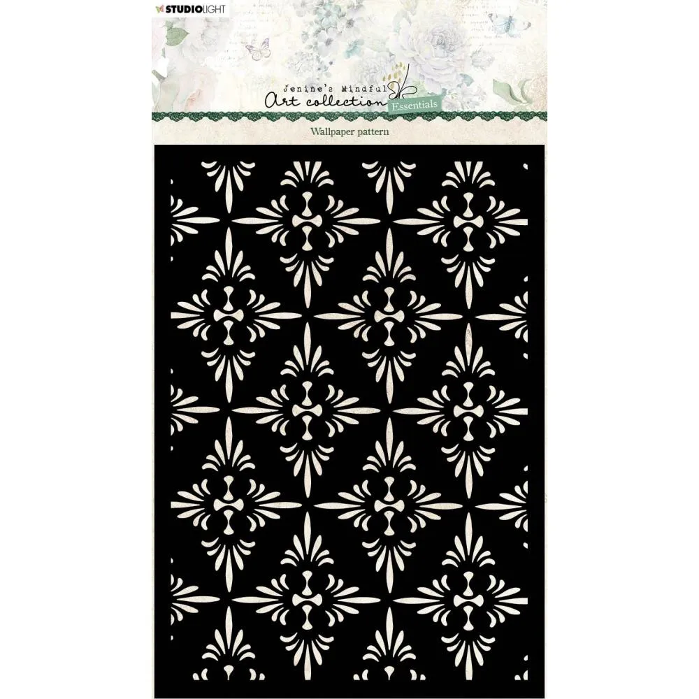Studio Light Essentials 5.82"x 8.25" Stencil Nr. 76, Wallpaper Pattern*