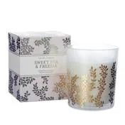 Sweet Pea and Freesia Boxed Candle