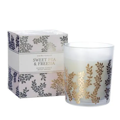 Sweet Pea and Freesia Boxed Candle