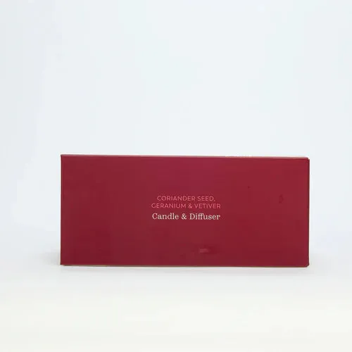 The Handmade Soap Company Candle & Diffuser Set Coriander Seed & Geranium