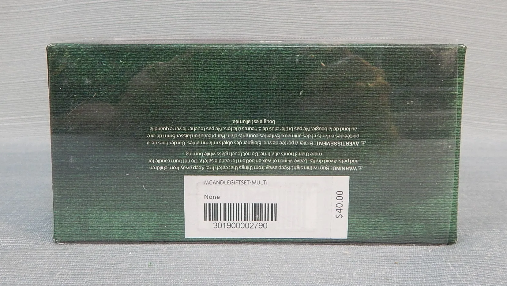The Masters Home Collection Scented Soy Candle Duo - Brand New!