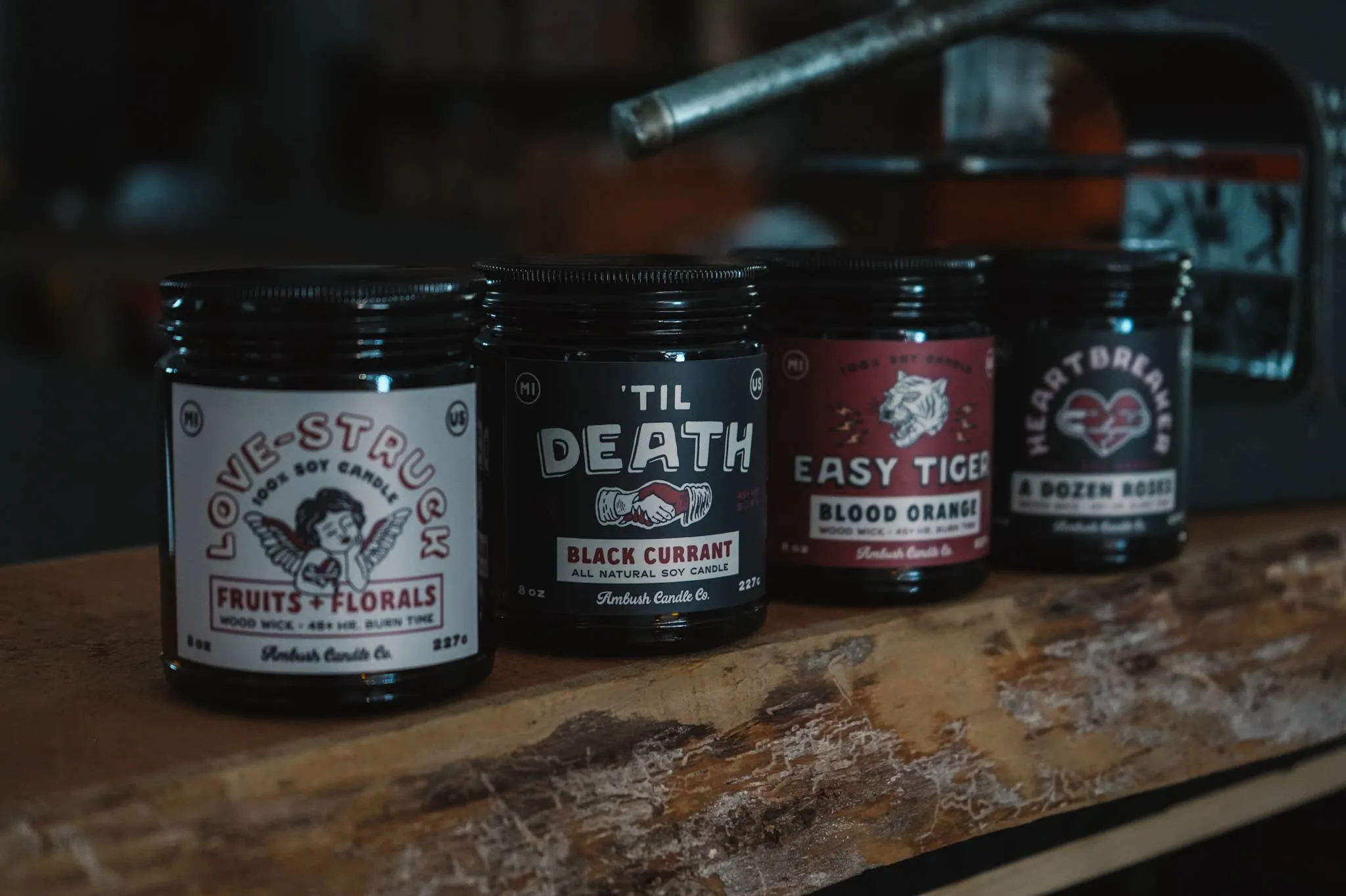 Til' Death | Black Currant 8oz Soy Candle