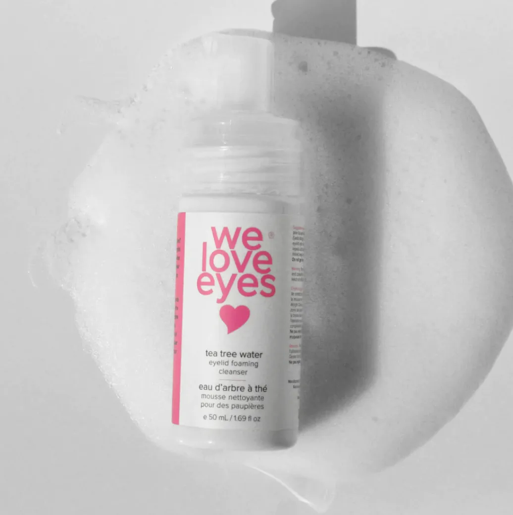 WE LOVE EYES Tea Tree Water Eyelid Foaming  Cleanser