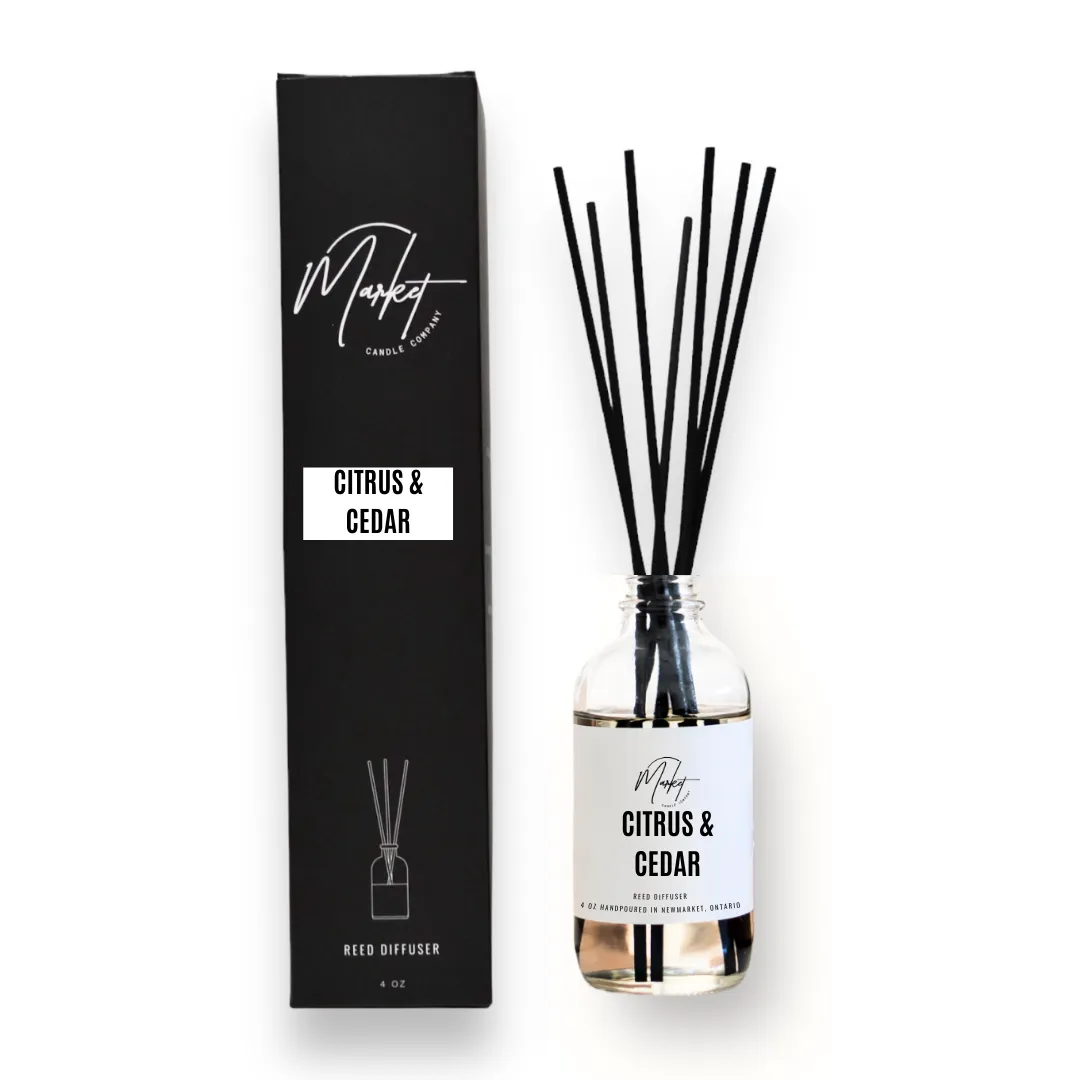 WHITE LABEL - CITRUS & CEDAR DIFFUSER REEDS - WHOLESALE