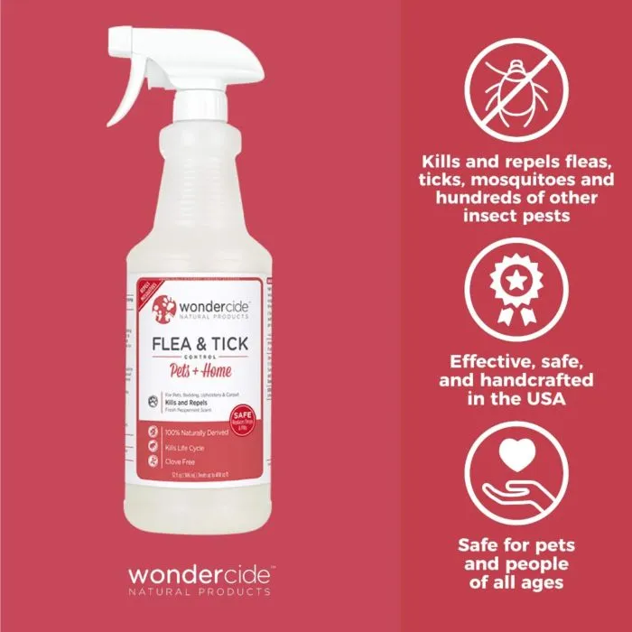 Wondercide Peppermint Flea & Tick for Pets   Home