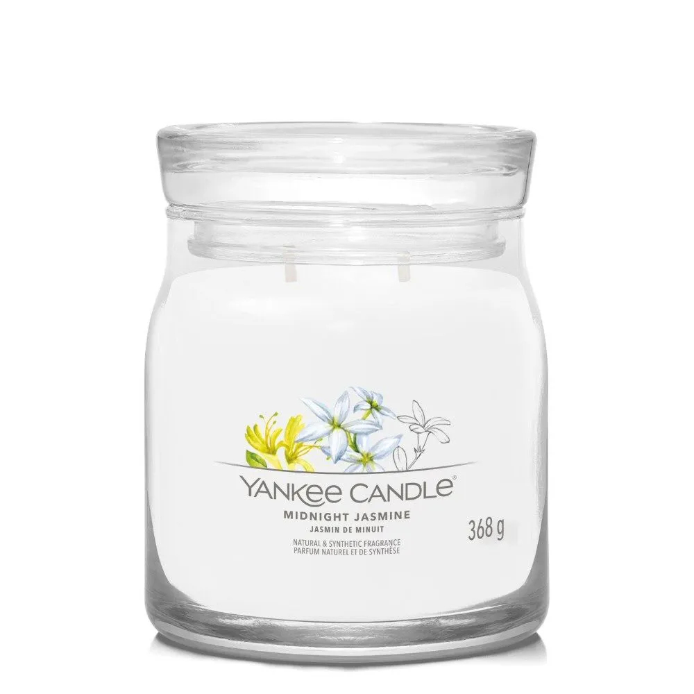 Yankee Candle 368g Midnight Jasmine Signature Medium Jar Candle